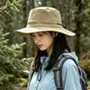 Forest Outer Marca Personalizada Sombreros de Sol Sombreros para el Sol Sombreros de Cubo Sombreros de Sol Protección UV Ligeros Secado Rápido