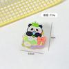 Clip de nota de panda de dibujos animados, lindo clip de acrílico de forma especial para cuentas de mano, clip para papel de prueba para estudiantes, clip para facturas de oficina