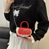 Fresco e Doce 2026 Outono Novo Estilo Laço Elegante Versátil Acabamento em Renda Ombro Único Transversal Bolsa de Mão