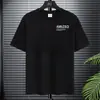 Nueva Camiseta Versátil de Verano de Seda Helada de Secado Rápido de Manga Corta Moderna Delgada Holgada Deportiva Versátil Camiseta de Manga Corta para Hombre