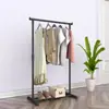 Estante para Secar Ropa de Pie Yaruifan con Doble Barra Telescópica, Altura Ajustable, Carrito Móvil para Ropa, Diseño Reforzado y Simple