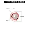 Cuentas ajustables de posicionamiento chapadas en oro y plata XD, accesorios de anillo de silicona de plata S925, collares y pulseras telescópicos para bricolaje, venta al por mayor