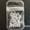 Decorações de Unhas com Cruz Gótica de 12 Peças, Populares Resina 3D em Relevo Rosa Nude Puro Decorações de Unhas