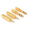 Adaptador de Audio de 3.5 a 6.5 6.5mm a 3.5mm Piano Electrónico Amplificador Micrófono Convertidor de Micrófono