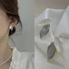 Brincos em Forma de Folha com Design Sofisticado, Simples e Versátil, Brincos Estilosos, Novos Acessórios de Orelha Tendência de Nicho 2026