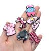 Série Dia do Enfermeiro Flor de Sapato Buraco de Sapato Acessórios para Sapato DIY Borracha Macia Removível Cartoon Pulseira de Pulso Fivela Decorativa para Sapato
