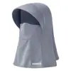 Máscara de Ciclismo Nova de Seda Gelada de Verão para Mulheres, Protetor Solar Externo Leve e Respirável, Capacete com Proteção Integrada Respirável para o Pescoço