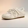 Couro Macio Outono Sapatos de Treino Alemães Femininos Novos Versáteis Solado Macio Moda Esportiva Sapatos Forrest Gump Aumentadores de Altura Casuais