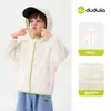 [Coleção de Roupas com Proteção Solar] Jaquetas de Proteção Solar Infantis Dudu, Tops para Meninos, Roupas de Verão com Ar Condicionado para Bebês Meninas