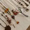 Estilo Casual Cuerda de Cuero Mini Bolso Colgante Collar Moda Versátil Cadena de Suéter de Gama Alta Accesorio de Moda Personalizado