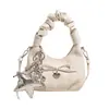 Bolso Pequeño para Mujer, Nuevo Bolso de Hombro Cruzado de Moda Tendencia, Bolso de Cadena de Gama Alta para Debajo del Brazo, Bolso de Mano Elegante a Cuadros