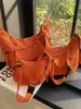 Bolsa de tecido para moda transfronteiriça estilo bolinho para mulheres, novo modelo 2026, bolsa de ombro simples e casual, bolsa transversal versátil e leve para o dia a dia