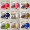 Rabo Balão 10 Polegadas Cor Macaron Retrô Lingo Dragão Agulha Rabo Balão Branco Areia cáqui Modelo de Conexão Bola