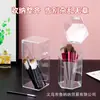 Caja de Almacenamiento para Brochas de Maquillaje en Stock Exhibidor Portalápices de Acrílico para Escritorio Soporte para Bolígrafos Portalápices para Cejas Caja de Almacenamiento de Escritorio