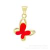Fábrica en stock, accesorios de joyería de cobre con microincrustaciones, accesorios de aceite de gota de mariposa, accesorios de pulsera de bricolaje, accesorios de collar