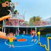 Fabricante de equipamentos de diversão para parques comunitários escorregador de aço inoxidável gangorra tubo de som musical balanço rede de corda trampolim balanço