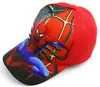 F791 Gorra de Béisbol Nueva Primavera y Otoño Sombrero de Dibujos Animados para Niños Gorra Moderna de Spider-Man Visera Sombrero de Comercio Exterior Europeo y Americano Venta al por Mayor