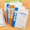Cuaderno de hojas sueltas tamaño A4, estilo americano, delgado y crujiente, con cubierta y clip desmontables, adecuado para estudiantes de secundaria y preparatoria, ideal para mapas mentales, con un alto valor estético
