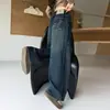 Jeans de Nuevo Estilo Otoñal para Niñas (Tallas Medianas y Grandes) Ropa Infantil Niños Niñas Jeans Casuales Elegantes Versátiles Modernos de Moda