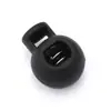Fivela de mola de bola colorida fivela de cordão de cordão de furo único fivela de aperto de cordão elástico fivela de nariz de porco em forma de bola de plástico