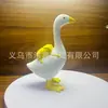 Artesanía de resina de pato de ajo fea adorable transfronteriza almacenamiento de llaves linda decoración de escritorio pequeños adornos pato