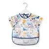 Macacão Infantil de Verão Algodão Puro Sem Mangas Impermeável Babador Bolso para Refeição Bebê Avental Fino para Refeição de Bebê Jardim de Infância Mulheres