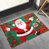 Felpudo de Entrada Navideño Árbol de Navidad Antideslizante Baño Inodoro Resistente a Manchas Felpudo Decorativo Fábrica