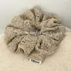 Estilo Coreano Novo Estilo Suave Tricô Vazado Elástico de Cabelo Intestino Grosso para Mulheres Elegante Alta Classe Prendedor de Rabo de Cavalo Corda de Cabelo