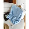 Ropa Única / [Cuello en V / Cuello Redondo / Cárdigan] ¡Enorme! Tejido cepillado de cachemira + lana + seda de 28 hilos