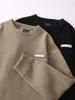 Sudadera Japonesa de Felpa Pesada con Cuello Redondo para Hombre Otoño e Invierno Nuevo Jersey Grueso Cálido Chaqueta Casual Holgada Top de Moda
