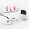 Campainha Sem Fio com Flash e Vibração Transformação Inteligente Amigável para Idosos Pager para Idosos Impermeável Sistema de Pager de Emergência de 9 Vias