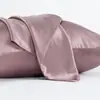 Funda de almohada de seda de morera 16 mm tamaño 43*63 Doble cara Suave Adecuada para niños En stock Color liso simple
