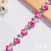 Suministrado Directamente de la Fábrica de Origen, Encaje de Diez Colores Soluble en Agua, Accesorios de Adorno Floral Bordado Multicolores en Stock