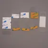 Gancho colgante autoadhesivo para agujero de avión transparente etiqueta tarjeta colgante para mascotas caja de embalaje caja de color caja de exhibición cabeza colgante gancho de plástico pvc