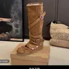 Botas de Plataforma con Tacón Oculto para Mujer 2026 Nuevo Estilo Verano Botas de Caña Alta con Hebilla de Cinturón y Lazo Versátiles Botas Largas de Ballet