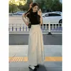 Elegante Falda para Mujeres Petites, Nuevo Estilo Primavera/Verano 2026, Falda Larga Estilo Coreano Súper Bonita de Principios de Verano