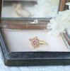 Estilo Retro Francés Rosa Belleza Exquisito Hueco Diamante Rosa Circonita Anillo Lujo Ligero Anillo Fábrica de Joyería Transfronteriza
