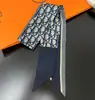 Bufanda Nueva de Seda Twill para Mujer Doble Cara Diadema Bufanda Delgada Flotante Decoración para Bolso Corbata Bufanda de Gama Alta Venta al por Mayor