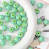 12mm Infantil e Fofo Cor Contrastante Redondo Contas de Melancia Listradas Contas Soltas DIY Joias Feitas à Mão Acessórios para Pulseira Material