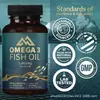 Aceite de Pescado Omega 3 Cápsulas de 2400 Mg Aceite de Pescado Estilo Caliente Transfronterizo