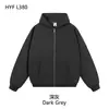 Sudadera con Capucha y Cremallera Personalización Empresa Ropa de Trabajo Tejido Denso Anti-pilling Chaqueta de Primavera y Otoño para Viajes Estampado de Logo