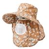 Sombrero tipo chal de estilo coreano nuevo protección UV para montar sombrero de sol de ala grande sombrero de sol estilo Flor de Rama Océano sombrero para recoger té femenino