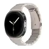 Adecuado para relojes Samsung Watch8/9, Correa de reloj inteligente clásica de acero inoxidable y resina de una sola cuenta para Watch8