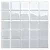 Adhesivos de pared decorativos 3d tridimensionales gota de pegamento mosaico cristal autoadhesivos para pared imitación baldosa cerámica impermeables a prueba de humedad a prueba de moho adhesivos de pared