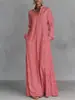 Transfronterizo Europeo y Americano 2026 Sitio Independiente Y2 Moda para Mujer Cuadros Holgado Adelgazante Largo Above-The-Knee Vestido Camisa Casual