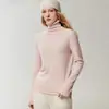 Kang Sai Ni 100% Cachemira Nueva Temporada Primera Línea Ropa Lista para Usar Cuello Alto con Borde Enrollado Otoño/Invierno Adelgazante Holgado Suave Pegajoso Tejido