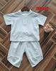 Nuevo traje de camisa blanca para niños verano algodón manga corta top 2025 nuevo traje de verano para bebé para niños