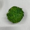 Flor artificial cabeza de flor de clavel verde tacto de pegamento suave cabeza de flor de bola de lana cabeza de flor de crisantemo ping pong de plástico cabeza de flor artificial de sentido avanzado