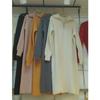 Vestido Suéter Holgado de Punto de Longitud Media Estilo Perezoso Japonés con Solapa para Mujer, Ropa Interior de Otoño e Invierno Vestido de Punto para Mujer