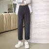 Calças Femininas Novas Outono 2026 Estilo Japonês Casuais Largas Harem Calças do Pai Emagrecimento Corpo em Pera Calças Cenoura